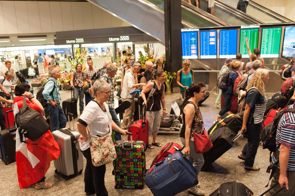 Check-in Flughafen Kloten