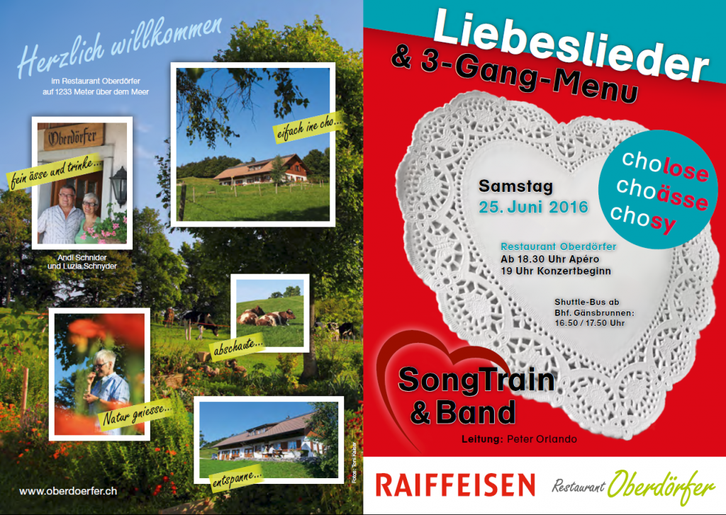 Flyer 2016 "Lieberslieder" Oberdörferberg