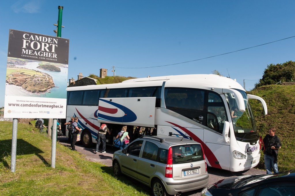 Ankunft auf dem Fort Camden Maegher